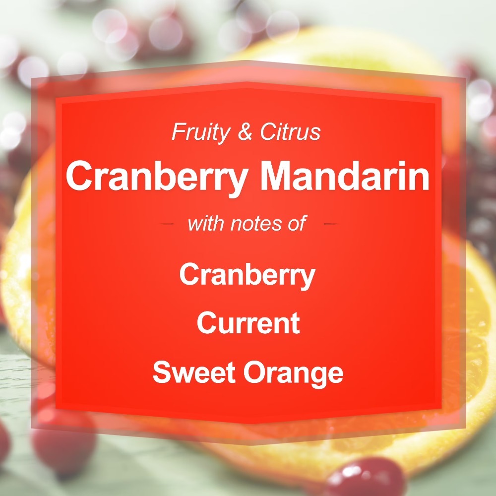 Large 20oz Cranberry Mandarin  - đánh giá và giá Home Fragrance Aromatherapy