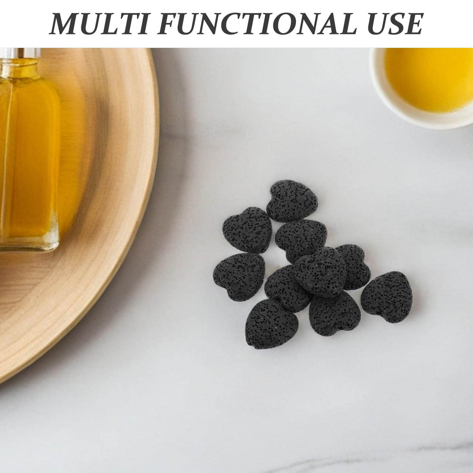 20Pcs Heart Volcanic Lava Rock - đánh giá và giá Home Fragrance Diffuser
