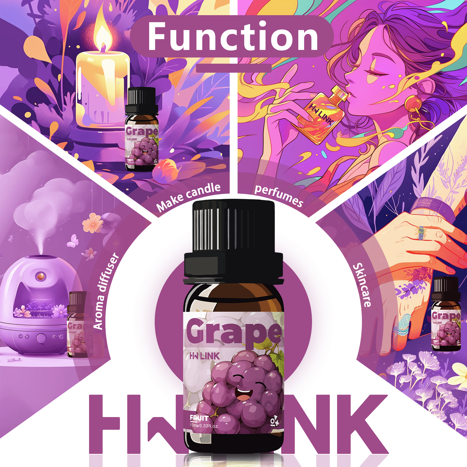 Grape Essential Oil 10ml Perfu - đánh giá và giá Home Fragrance Essence