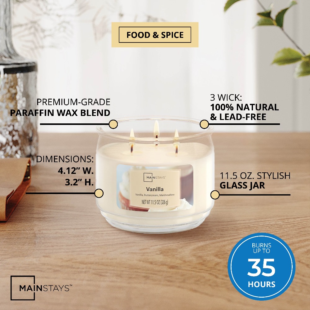 Vanilla Scented Glass Jar Cand - đánh giá và giá Home Fragrance Aromatherapy