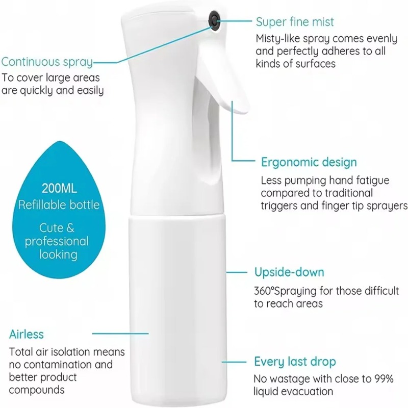 200ml High Pressure Hairdressi - đánh giá và giá Room Spray Bottle