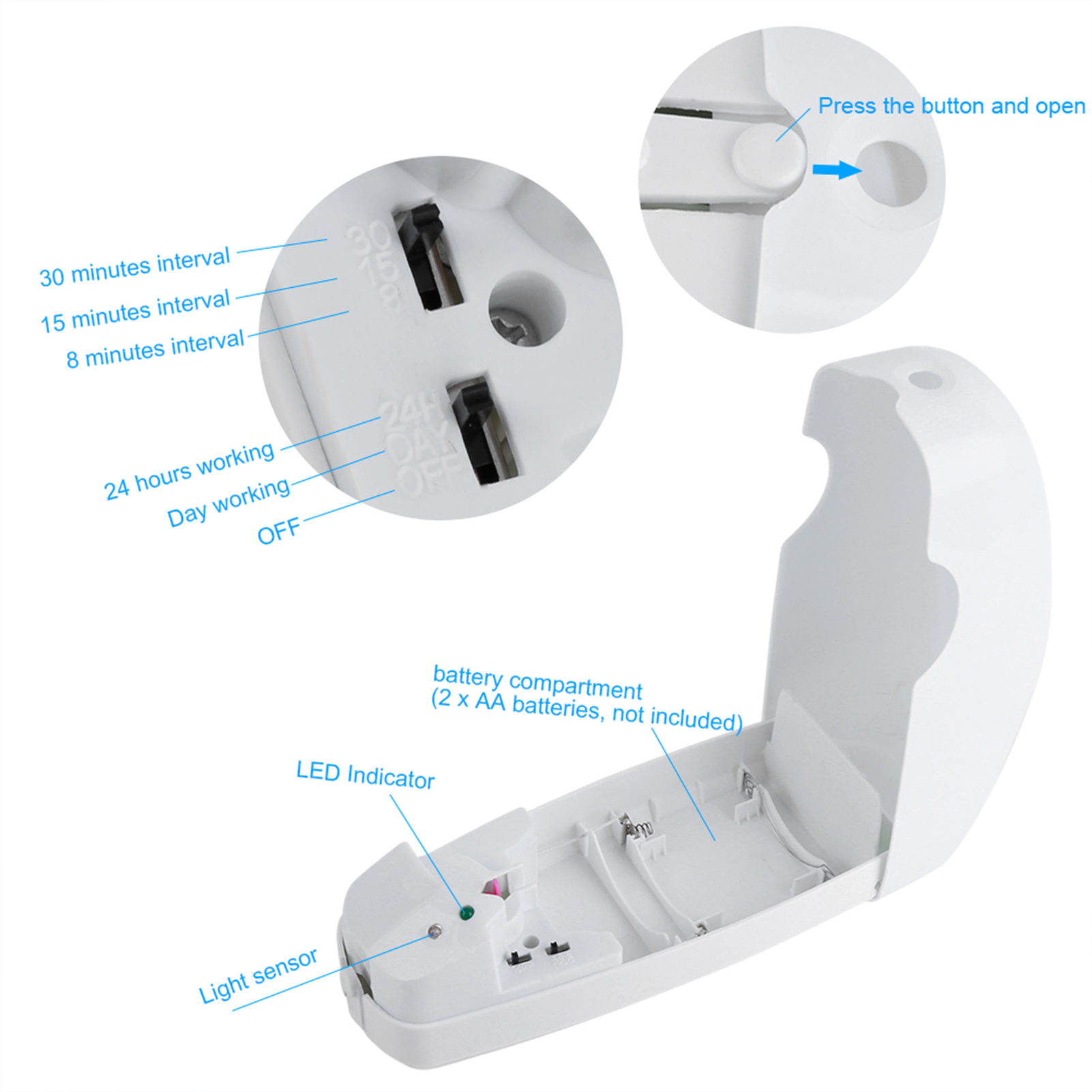 Automatic Fragrance Dispenser  - đánh giá và giá Home Fragrance Automatic Spray