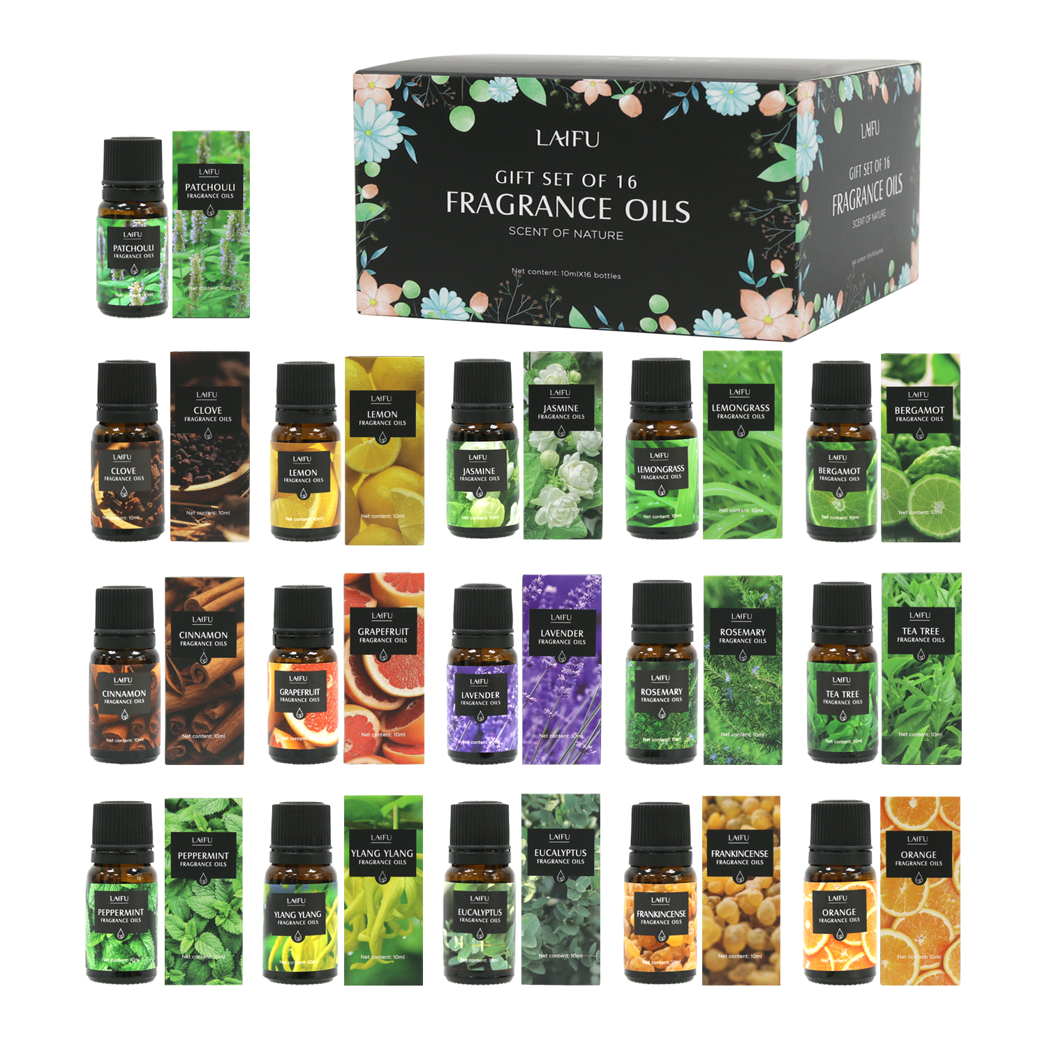 16x10ml Essential Oils Set for - đánh giá và giá Home Fragrance Set Gift
