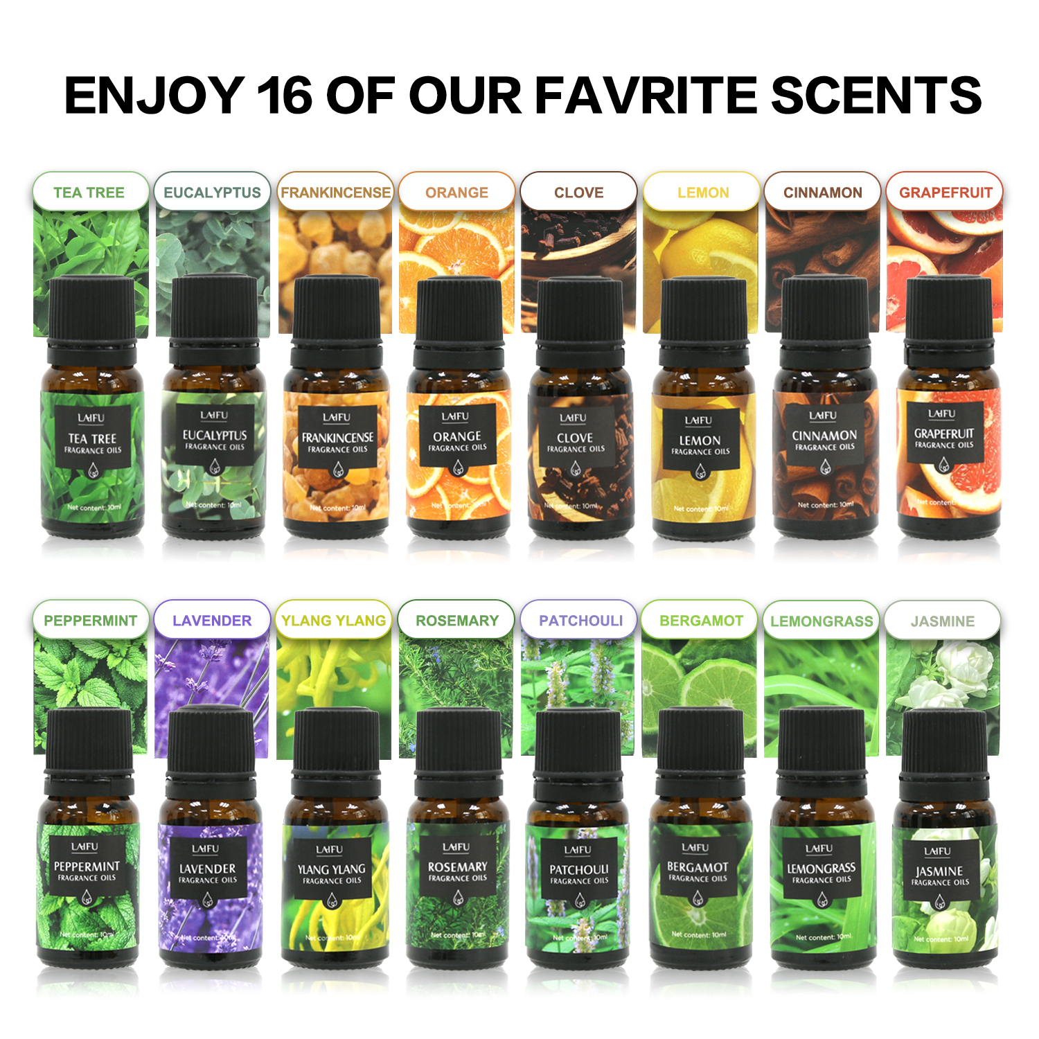 16x10ml Essential Oils Set for - đánh giá và giá Home Fragrance Set Gift