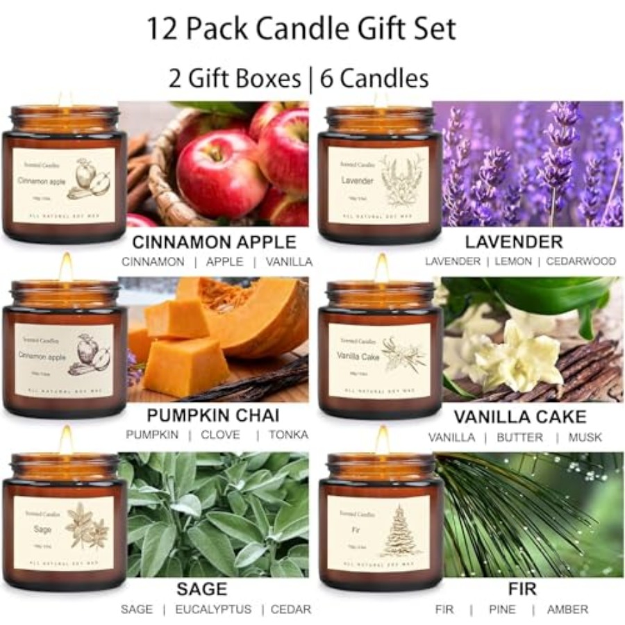 Scented Candles Gift Set for H - đánh giá và giá Home Fragrance Set Gift