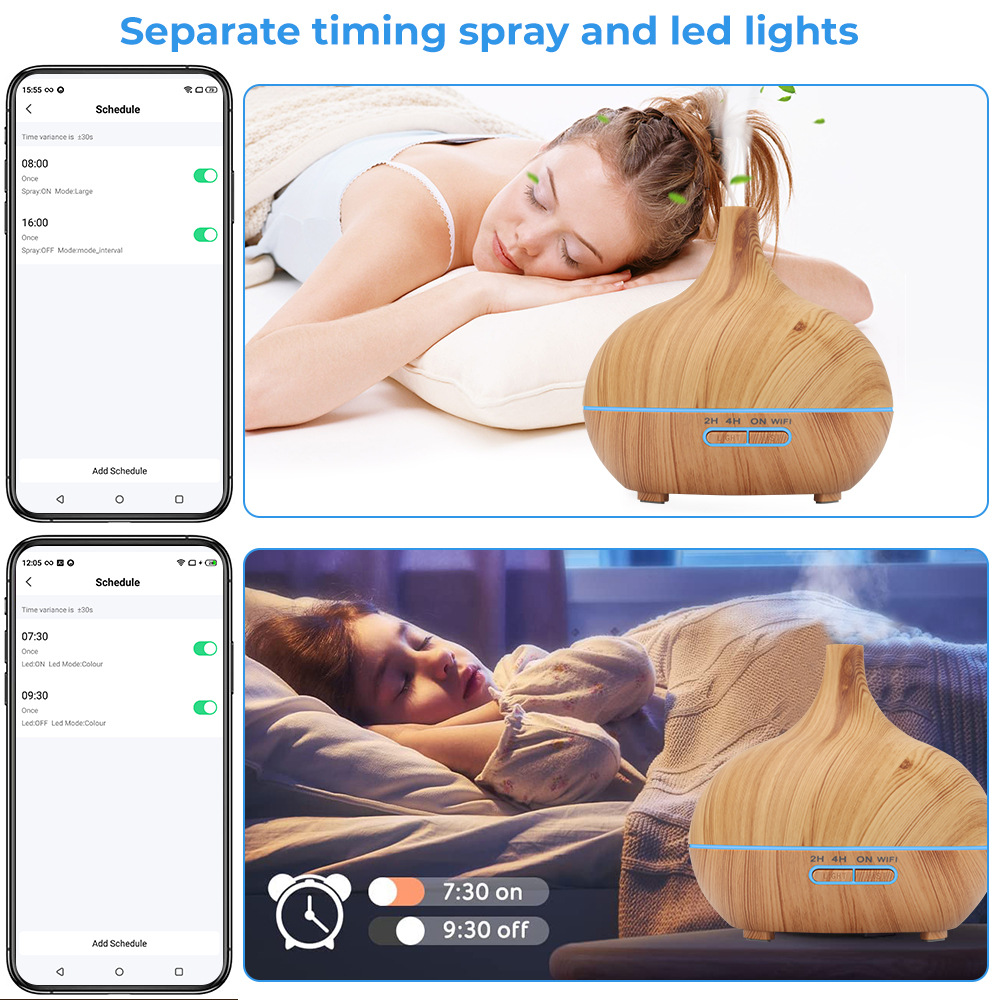 TUYA WIFI 400ml Aroma Air Humi - đánh giá và giá Home Fragrance Electric Diffuser