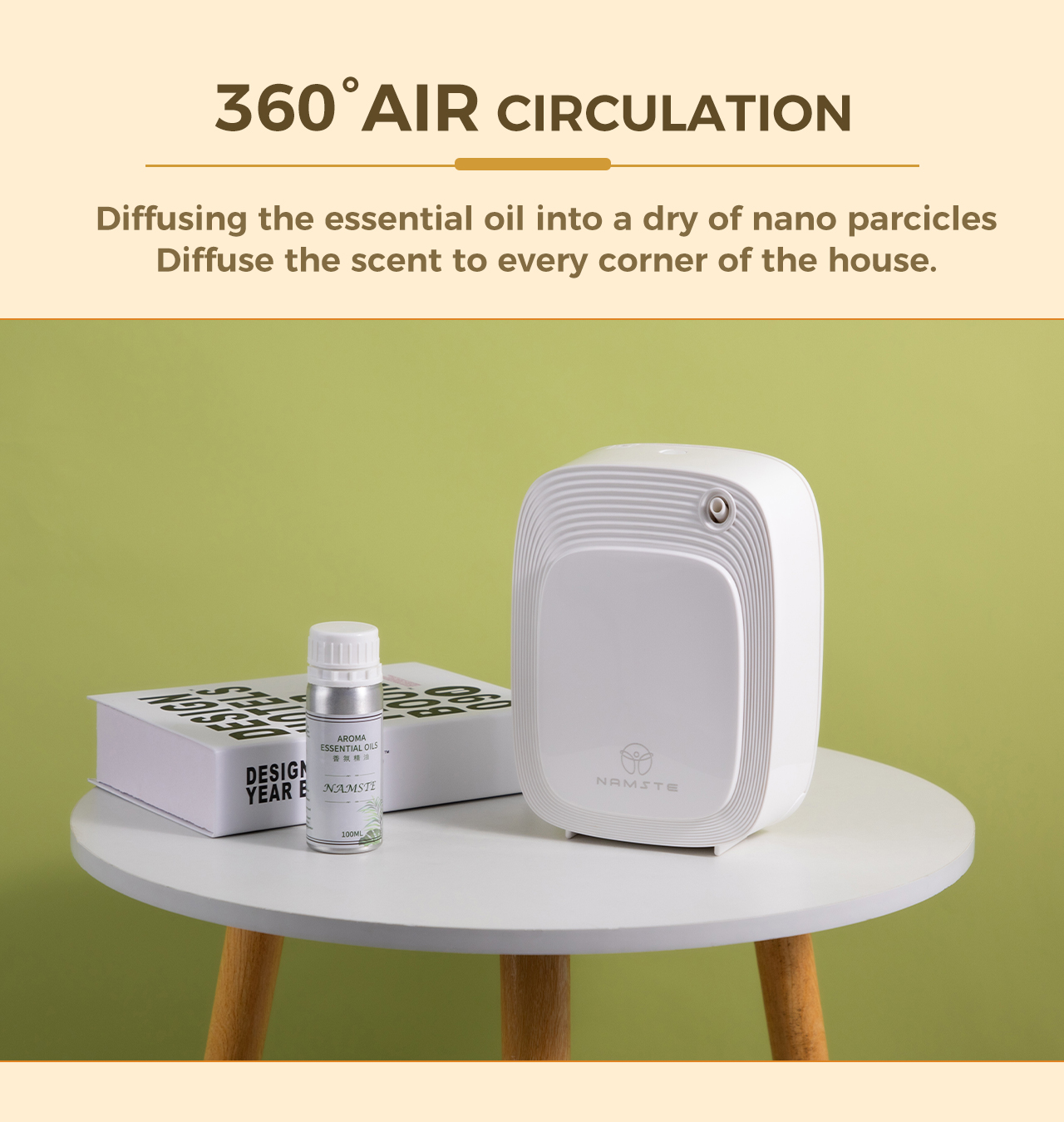 Namste 1000m³ Aroma Diffuser M - đánh giá và giá Home Fragrance Essence