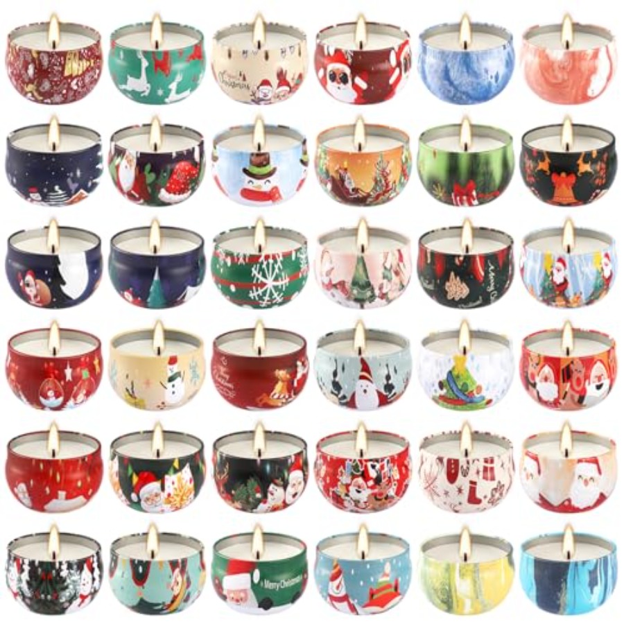 36 Pack Christmas Scented Cand - đánh giá và giá Home Fragrance Set Gift
