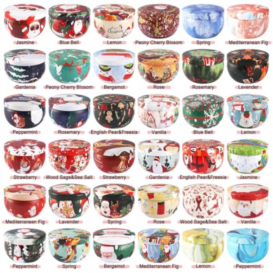 36 Pack Christmas Scented Cand - đánh giá và giá Home Fragrance Set Gift