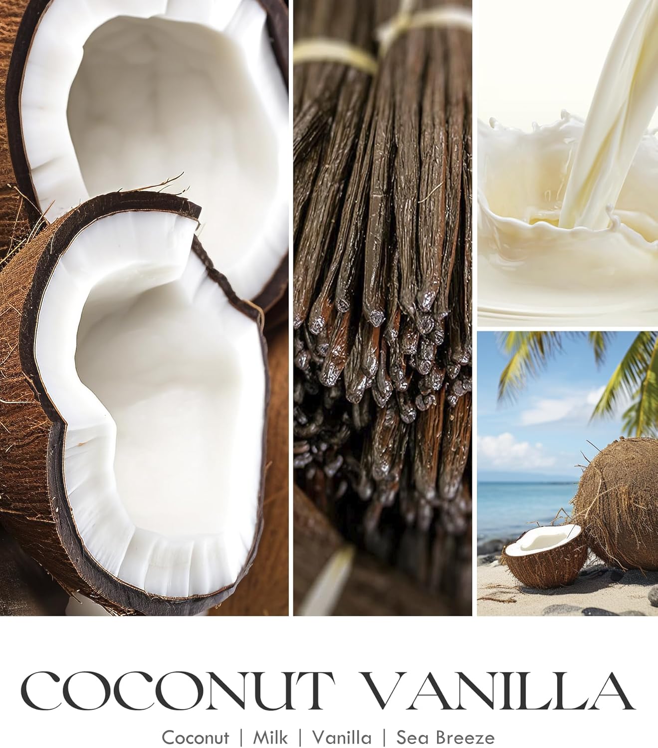 Coconut Vanilla Scented Candle - đánh giá và giá Home Fragrance Aromatherapy