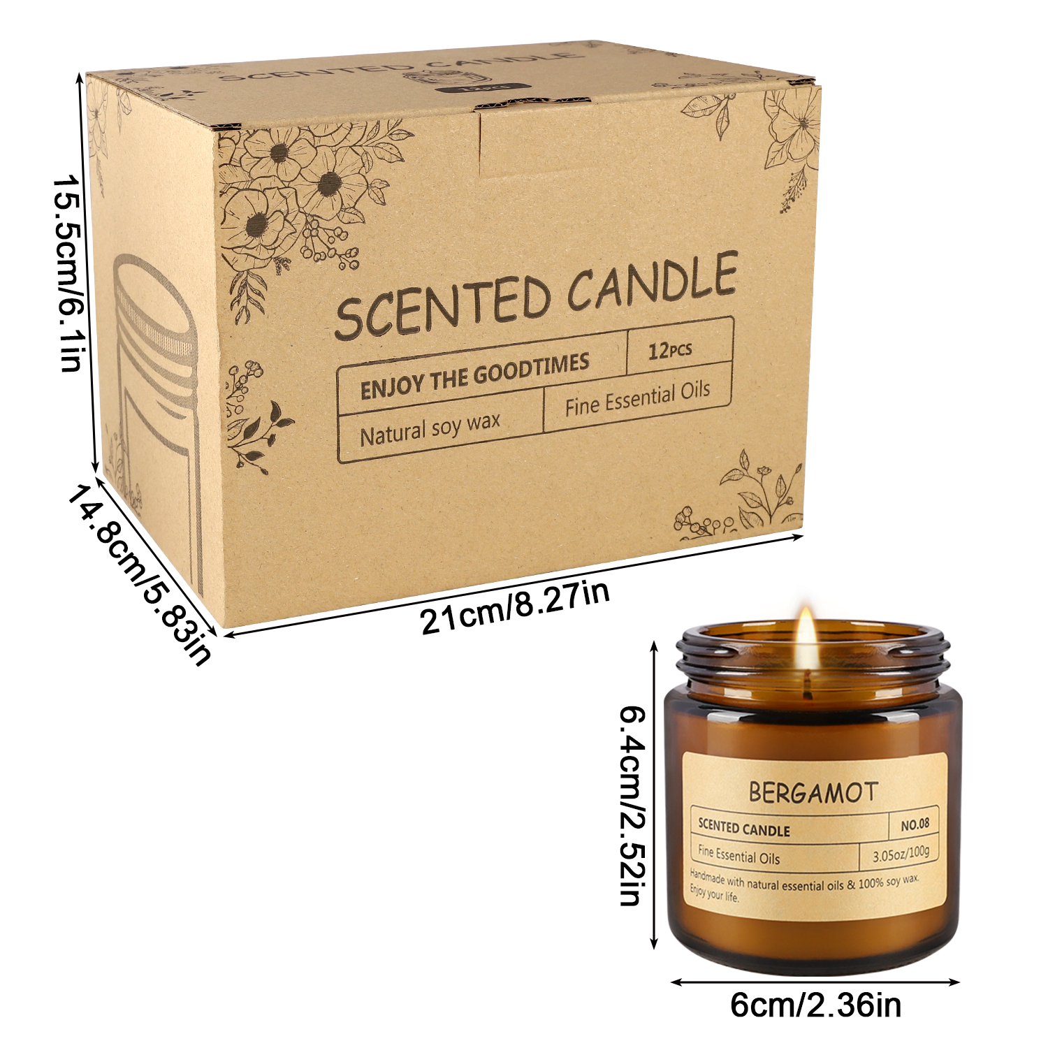 12 sachet scented candles with - đánh giá và giá Home Fragrance Aromatherapy
