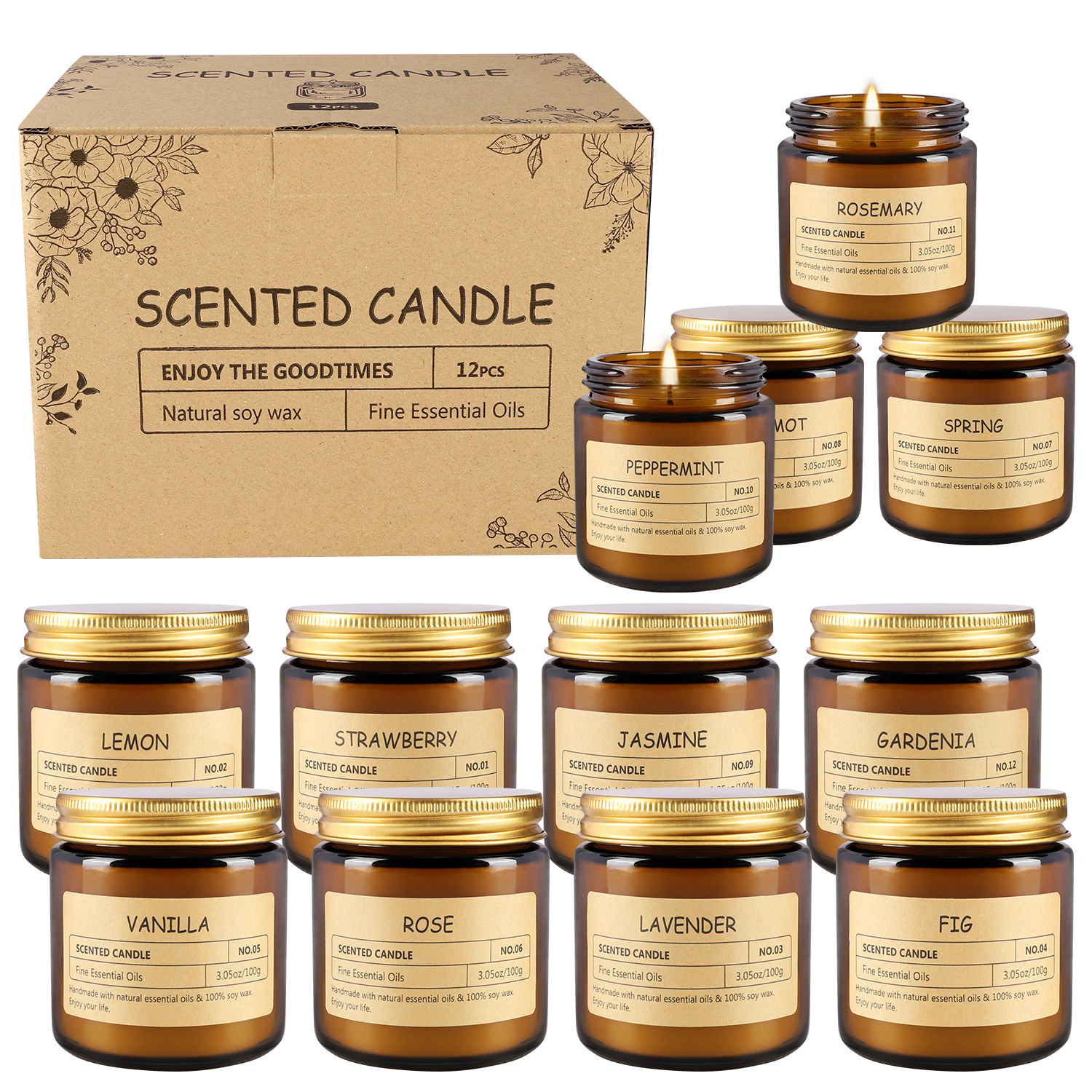 12 sachet scented candles with - đánh giá và giá Home Fragrance Aromatherapy