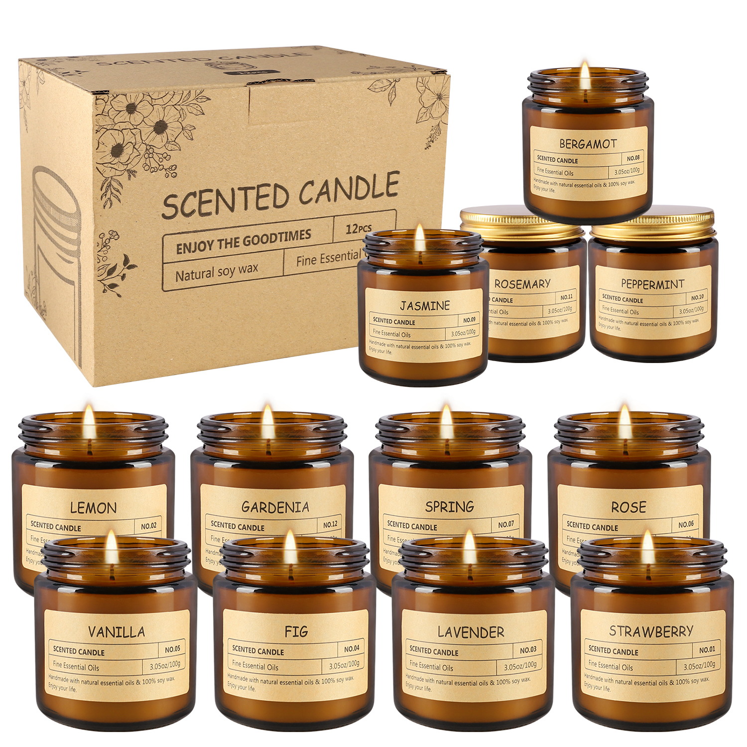 12 sachet scented candles with - đánh giá và giá Home Fragrance Aromatherapy